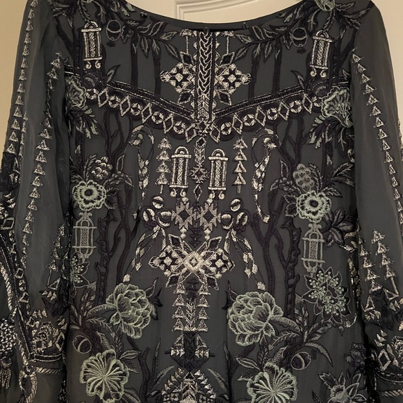 Blue/gray Pakistani Salwar khameez size XS. Authentic from Jazmin brand - Picture 4 of 7